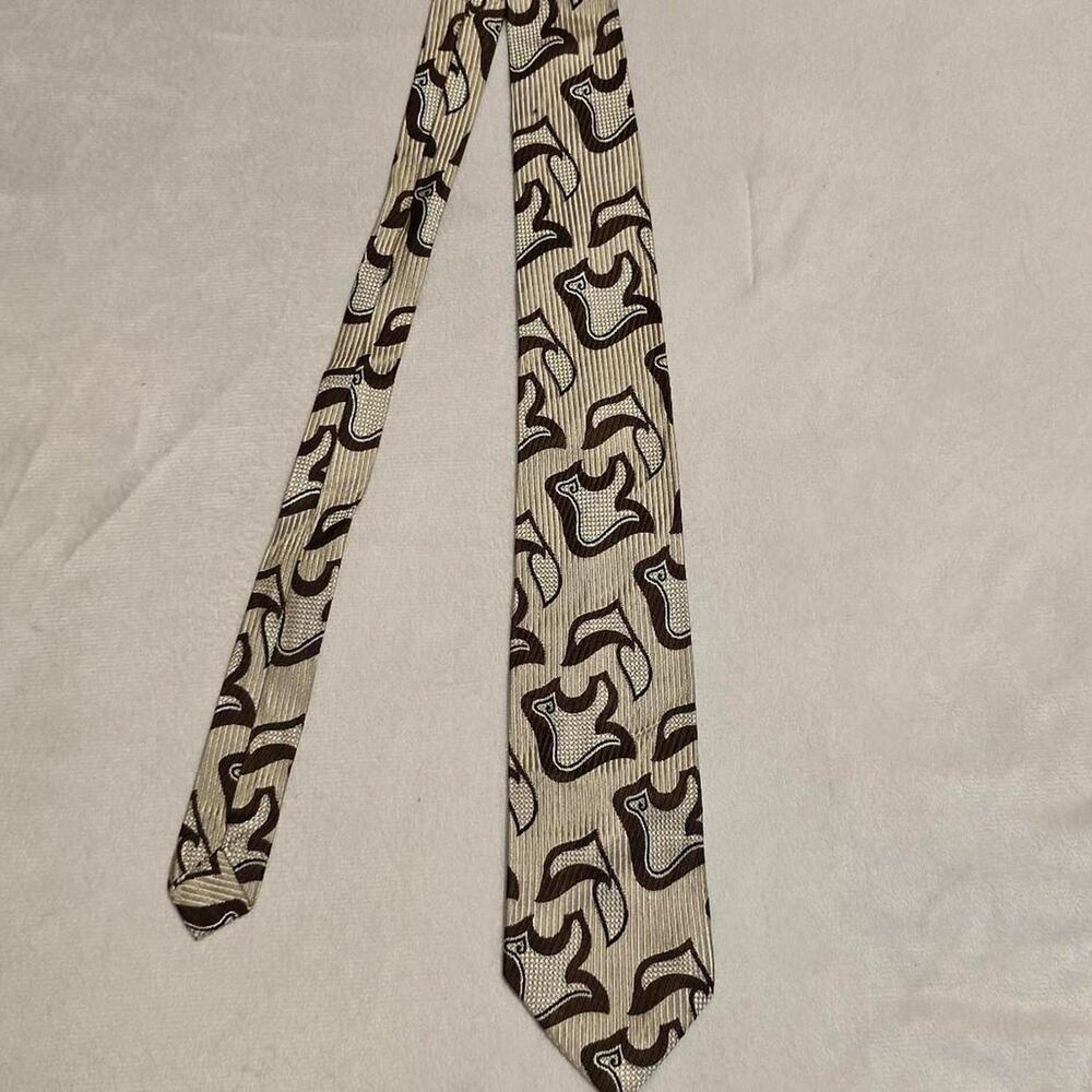 Vintage 60s/70s Woven Mens Neck Tie by Rhodia